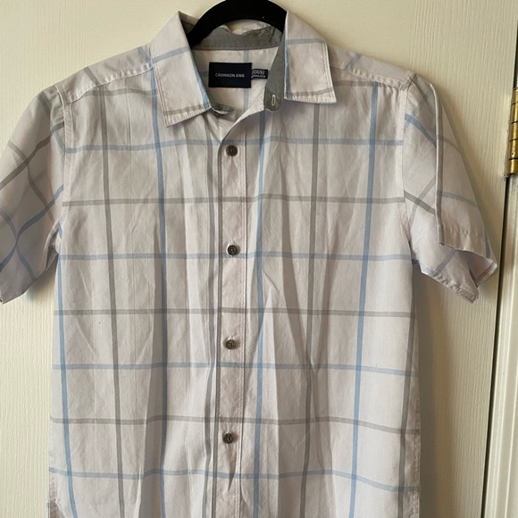 Boys Size Large Calvin Klein Button Up Dress Shirt Size Large EUC - Picture 1 of 5